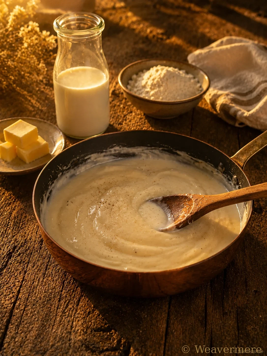 Sauces- The white sauce (Bechamel)