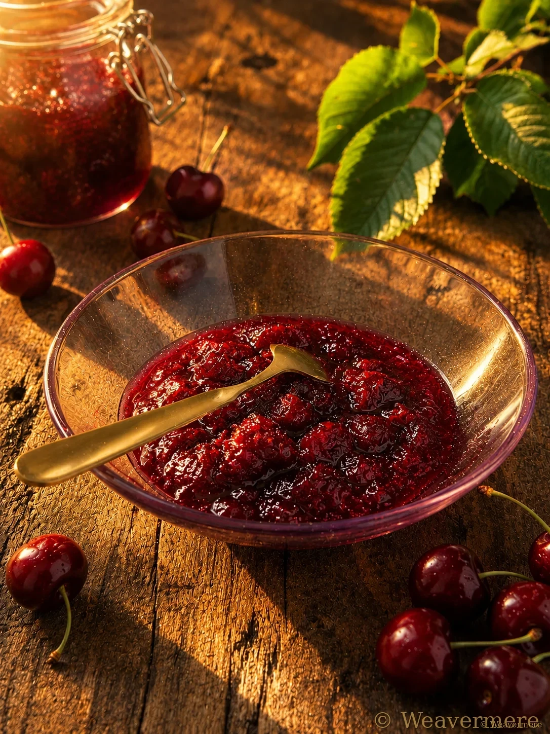 Cherry & Tonka Bean Jam