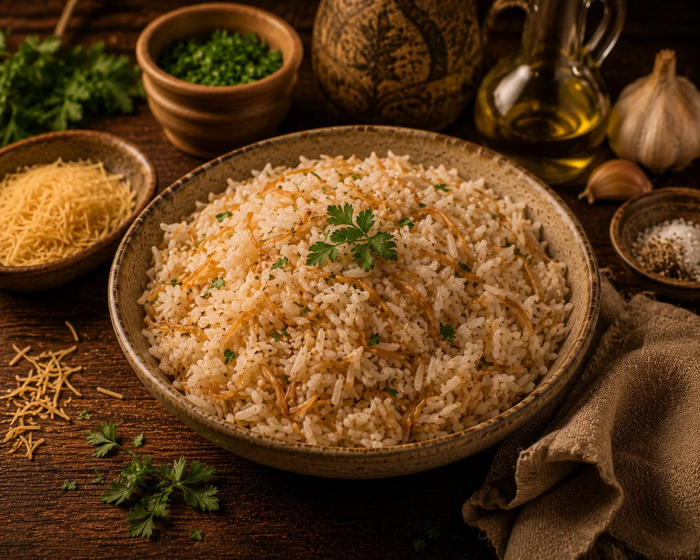 Egyptian Rice — Roz bil Sha'areya