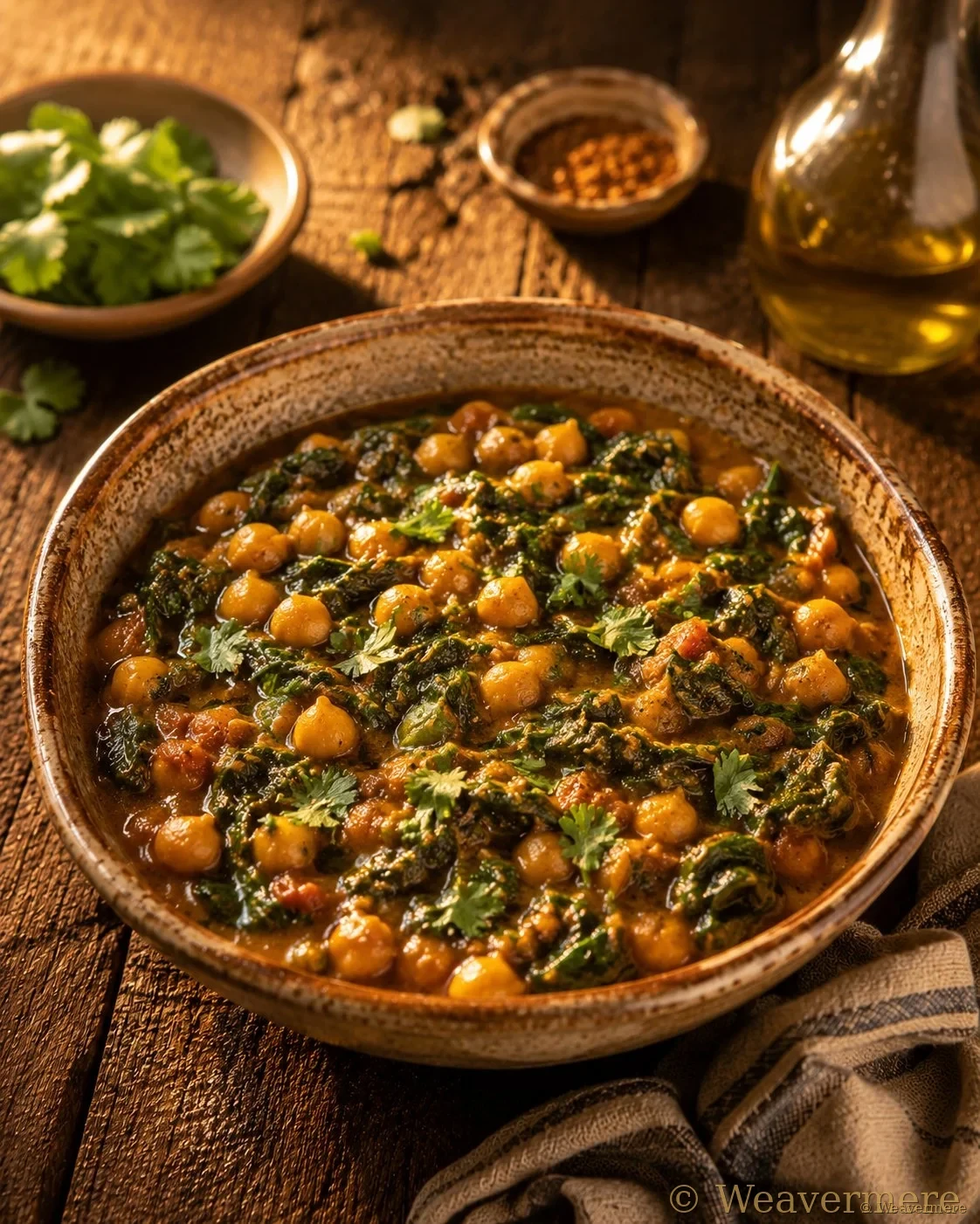 Spinach and Chickpea Curry